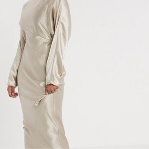 ASOS Design batwing bias cut maxi dress